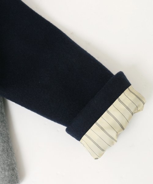 SLOBE IENA（スローブイエナ）の「コンパクトAラインフードコート◆（その他アウター・レディース・グレー系その他/ナチュラル/ネイビー・36/38/40/S36/T38）」の5枚目の写真