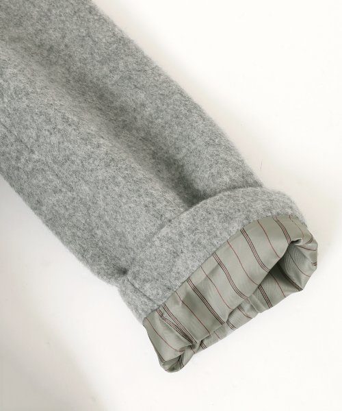 SLOBE IENA（スローブイエナ）の「コンパクトAラインフードコート◆（その他アウター・レディース・グレー系その他/ナチュラル/ネイビー・36/38/40/S36/T38）」の14枚目の写真