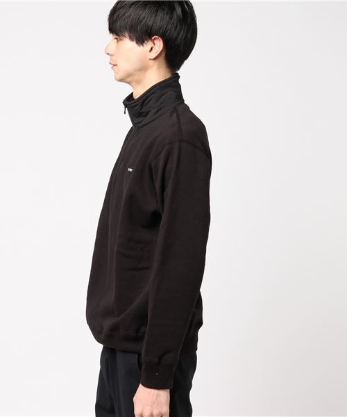 ONLY NY（オンリーニューヨーク）の「ONLY NY / オンリーニューヨーク LOGO QUATERZIP PULLOVER（Tシャツ/カットソー・メンズ・チャコールグレー/パープル/ブラック・LARGE/MEDIUM/X-LARGE）」の4枚目の写真