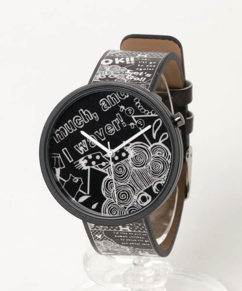 ScoLar（スカラー）の「コミック風プリント アナログ時計（アナログ 