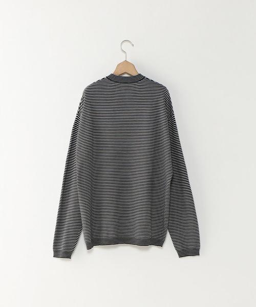 スティーブンアラン スムーズボーダーニット Steven Alan SMOOTH BORDER/ニット LARGE
