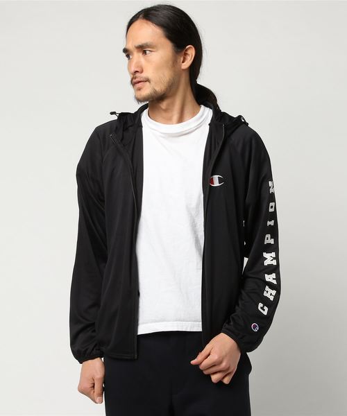 Champion（チャンピオン）の「【Champion/チャンピオン】メンズ DRY GRID ジップパーカー TRAINING（パーカー・メンズ・ネイビー/ブラック/グレー・LARGE/X-LARGE/MEDIUM）」の2枚目の写真