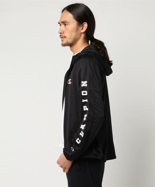Champion（チャンピオン）の「【Champion/チャンピオン】メンズ DRY GRID ジップパーカー TRAINING（パーカー・メンズ・ネイビー/ブラック/グレー・LARGE/X-LARGE/MEDIUM）」の4枚目の写真