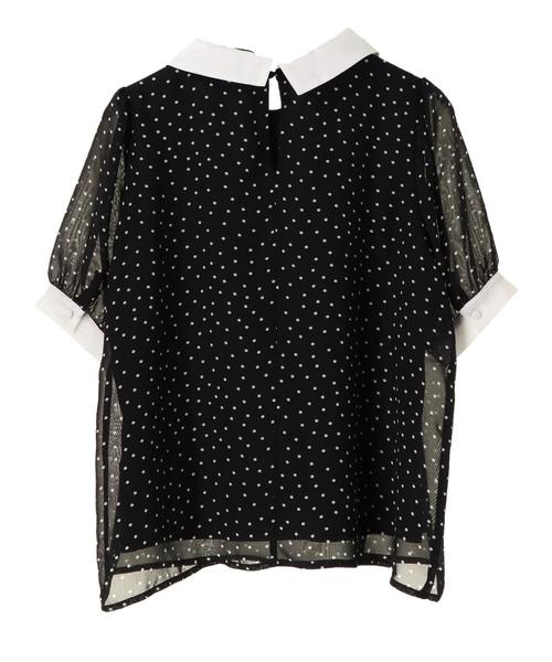 earth music&ecology（アースミュージックアンドエコロジー）の「・フラワープリントシャツ衿プルオーバー（シャツ/ブラウス・レディース・ベージュ系その他3/ブラック/アイボリー/ブルー系その他・FREE）」の11枚目の写真