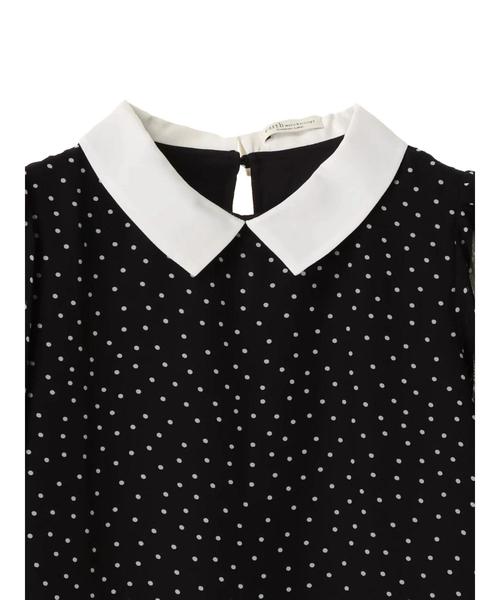 earth music&ecology（アースミュージックアンドエコロジー）の「・フラワープリントシャツ衿プルオーバー（シャツ/ブラウス・レディース・ベージュ系その他3/ブラック/アイボリー/ブルー系その他・FREE）」の12枚目の写真