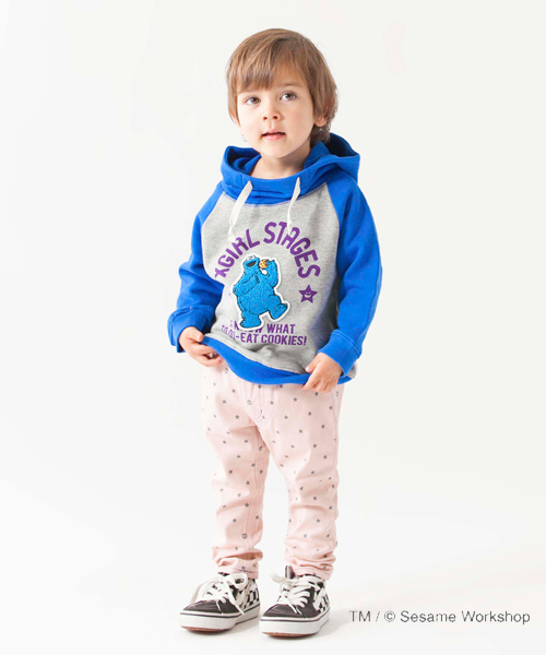 X-girl Stages（エックスガールステージス）の「STAR PRINTED SKINNY PANT (4T～7T)（スラックス・キッズ・オリーブ/ネイビー/ピンク・4T/5T/6T/7T）」の10枚目の写真