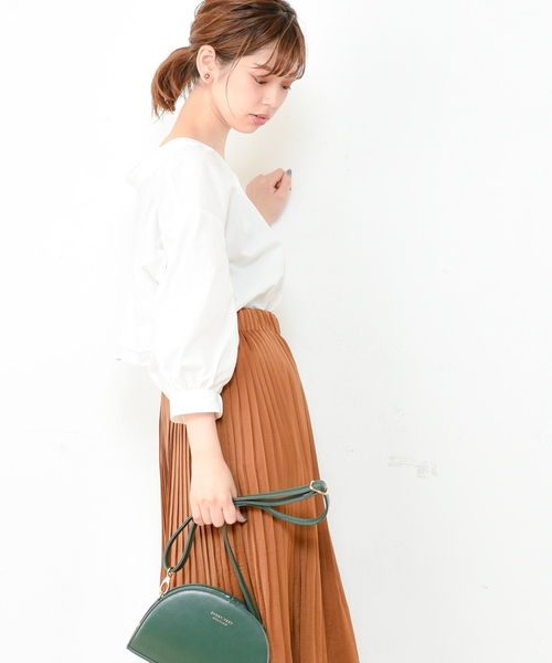 natural couture（ナチュラルクチュール）の「バックフリルシャツブラウス（シャツ/ブラウス・レディース・オフホワイト/その他1/その他2/キャメル・FREE）」の6枚目の写真