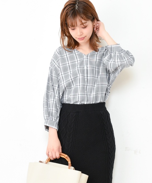 natural couture（ナチュラルクチュール）の「バックフリルシャツブラウス（シャツ/ブラウス・レディース・オフホワイト/その他1/その他2/キャメル・FREE）」の12枚目の写真