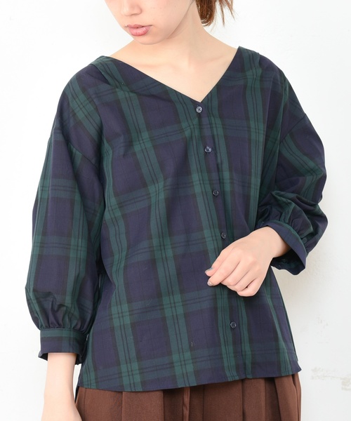 natural couture（ナチュラルクチュール）の「バックフリルシャツブラウス（シャツ/ブラウス・レディース・オフホワイト/その他1/その他2/キャメル・FREE）」の19枚目の写真