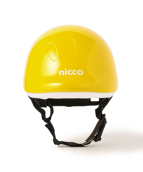 こども ビームス（コドモビームス）の「nicco/ 別注 キッズ ヘルメット (49～54㎝)（スポーツグッズ・キッズ・ブラウン/ピンク/イエロー/インディゴブルー/グリーン系その他5/レッド系その他3・ONE SIZE）」の4枚目の写真