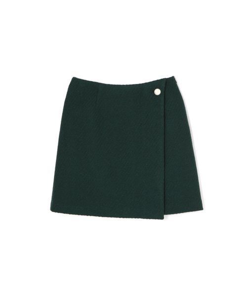 NATURAL BEAUTY BASIC（ナチュラルビューティーベーシック）の「【美人百花 1月号掲載】パールボタンウールツイードスカート（スカート・レディース・ネイビー/グレー/グリーン・SMALL/MEDIUM/X-SMALL）」の5枚目の写真
