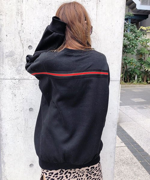 SPIGA（スピーガ）の「ﾗｲﾝﾌﾘｰｽﾄﾚｰﾅｰ（スウェット・レディース・ブラック/オフホワイト/パープル・FREE）」の10枚目の写真