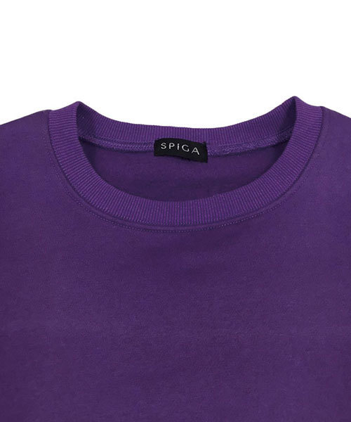 SPIGA（スピーガ）の「ﾗｲﾝﾌﾘｰｽﾄﾚｰﾅｰ（スウェット・レディース・ブラック/オフホワイト/パープル・FREE）」の9枚目の写真