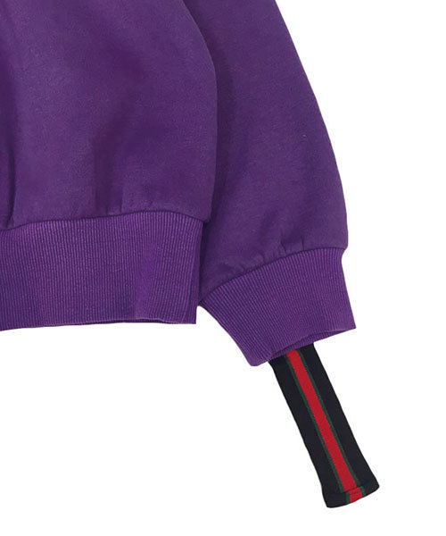 SPIGA（スピーガ）の「ﾗｲﾝﾌﾘｰｽﾄﾚｰﾅｰ（スウェット・レディース・ブラック/オフホワイト/パープル・FREE）」の12枚目の写真