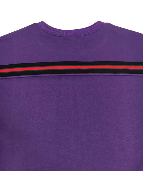 SPIGA（スピーガ）の「ﾗｲﾝﾌﾘｰｽﾄﾚｰﾅｰ（スウェット・レディース・ブラック/オフホワイト/パープル・FREE）」の6枚目の写真