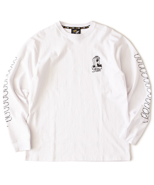 FAT(エフエイティー)の「CYCO(Tシャツ/カットソー・メンズ・ホワイト/ブラック/イエロー・SKINNY(L)/FAT(XL)/JUMBO(XXL)/TITCH(M))」の1枚目の写真