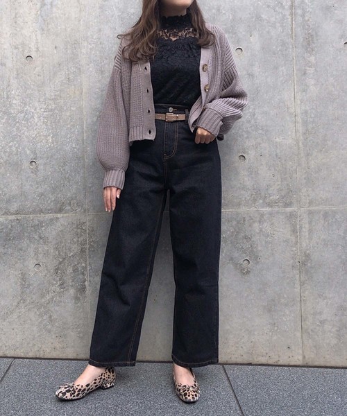 one after another NICE CLAUP（ワンアフターアナザーナイスクラップ）の「スプリングカラー カーディガン（カーディガン/ボレロ・レディース・アイボリー/モカ/ブルー系その他/ライトベージュ/コーラルピンク・FREE）」の16枚目の写真