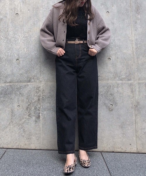 one after another NICE CLAUP（ワンアフターアナザーナイスクラップ）の「スプリングカラー カーディガン（カーディガン/ボレロ・レディース・アイボリー/モカ/ブルー系その他/ライトベージュ/コーラルピンク・FREE）」の9枚目の写真