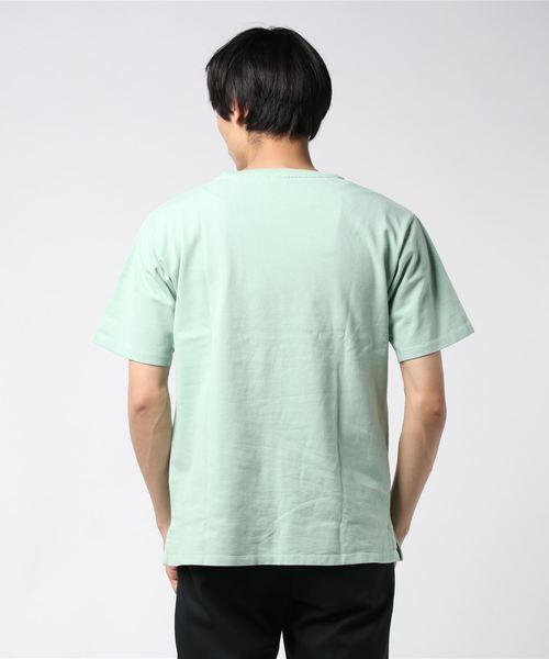Champion（チャンピオン）の「【Champion/チャンピオン】メンズ Tシャツ キャンパス（Tシャツ/カットソー・メンズ・ライトグリーン/ブラック/ブルーグレー/ライトピンク・MEDIUM/LARGE/X-LARGE）」の6枚目の写真