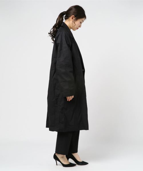 ARCHIVER（アーカイバ）の「【Ir】タイプライタートレンチコート（トレンチコート・メンズ・ブラック/ベージュ/テラコッタ・MEDIUM/LARGE）」の4枚目の写真