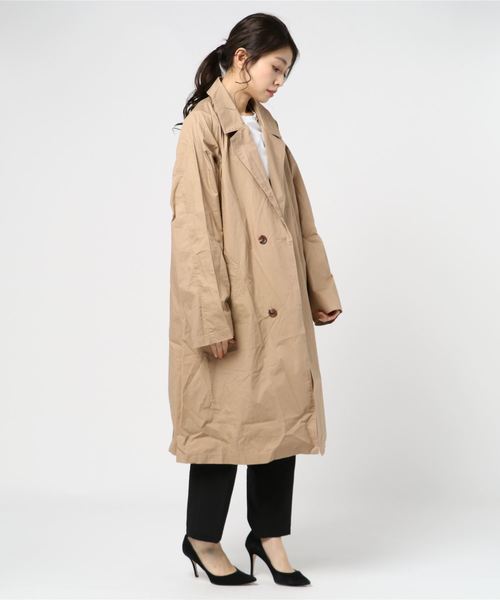 ARCHIVER（アーカイバ）の「【Ir】タイプライタートレンチコート（トレンチコート・メンズ・ブラック/ベージュ/テラコッタ・MEDIUM/LARGE）」の3枚目の写真