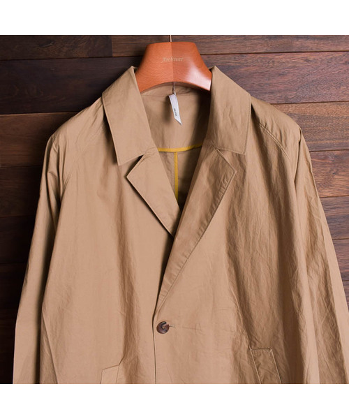ARCHIVER（アーカイバ）の「【Ir】タイプライタートレンチコート（トレンチコート・メンズ・ブラック/ベージュ/テラコッタ・MEDIUM/LARGE）」の13枚目の写真