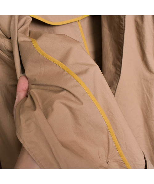 ARCHIVER（アーカイバ）の「【Ir】タイプライタートレンチコート（トレンチコート・メンズ・ブラック/ベージュ/テラコッタ・MEDIUM/LARGE）」の12枚目の写真