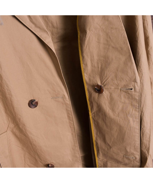 ARCHIVER（アーカイバ）の「【Ir】タイプライタートレンチコート（トレンチコート・メンズ・ブラック/ベージュ/テラコッタ・MEDIUM/LARGE）」の10枚目の写真