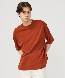 STUDIOUS | 【STUDIOUS】ウォッシャブルミラノリブサマーニットTシャツ【ZOZO限定アイテム】(ニット/セーター)