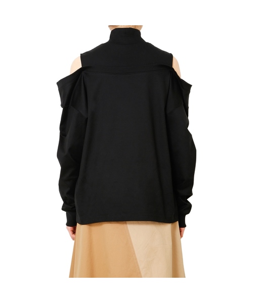 カットソー(長袖+七分) LE CIEL BLEU - LE CIEL BLEU Layered Cold Shoulder Tops LE CIEL BLEU（ルシェルブルー）の「Layered Cold Shoulder Tops