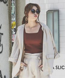 FREE'S MART | ◆ウォッシャブル総針スクエアネックノースリーブニット(ニット/セーター)