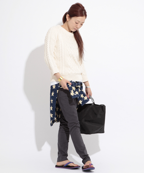 BEAMS BOY（ビームスボーイ）の「Sanca / インディゴプリント BIGシャツ（シャツ/ブラウス・レディース・インディゴブルー・ONE SIZE）」の2枚目の写真