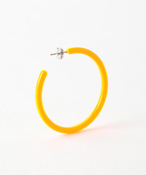 BEAUTY&YOUTH UNITED ARROWS（ビューティーアンドユースユナイテッドアローズ）の「BY ネオンフープピアス о（ピアス（両耳用）・レディース・ホワイト/パープル/オレンジ/イエロー・FREE）」の6枚目の写真