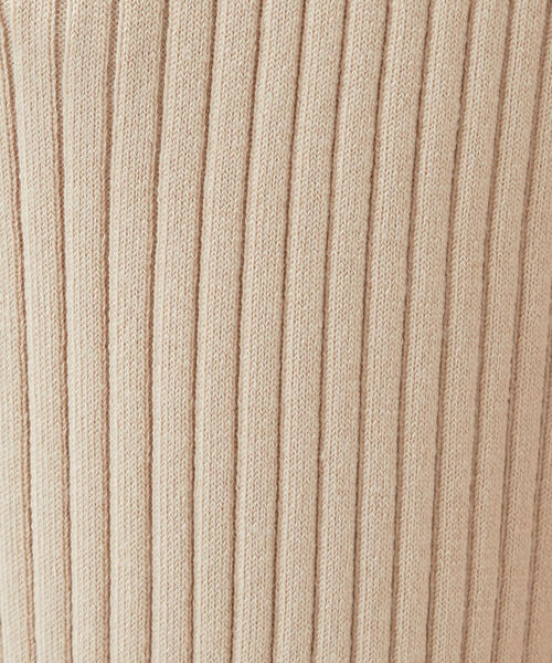 green label relaxing（グリーンレーベルリラクシング）の「[手洗い可能] FFC リブ ニット パンツ（その他パンツ・レディース・ブラック/ナチュラル/モカ・FREE）」の9枚目の写真