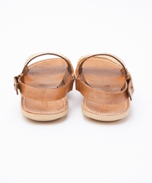 BEAUTY&YOUTH UNITED ARROWS（ビューティーアンドユースユナイテッドアローズ）の「BY ∴ メッシュ/レザー バックストラップサンダル ◆（サンダル・メンズ・ナチュラル/ネイビー・SMALL/LARGE/X-LARGE/MEDIUM）」の9枚目の写真