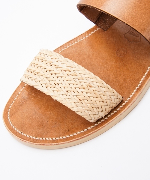 BEAUTY&YOUTH UNITED ARROWS（ビューティーアンドユースユナイテッドアローズ）の「BY ∴ メッシュ/レザー バックストラップサンダル ◆（サンダル・メンズ・ナチュラル/ネイビー・SMALL/LARGE/X-LARGE/MEDIUM）」の11枚目の写真