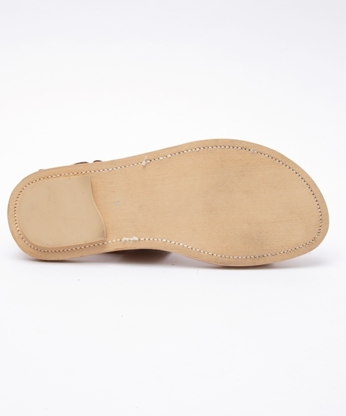 BEAUTY&YOUTH UNITED ARROWS（ビューティーアンドユースユナイテッドアローズ）の「BY ∴ メッシュ/レザー バックストラップサンダル ◆（サンダル・メンズ・ナチュラル/ネイビー・SMALL/LARGE/X-LARGE/MEDIUM）」の4枚目の写真