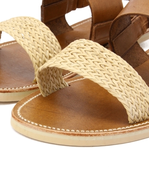 BEAUTY&YOUTH UNITED ARROWS（ビューティーアンドユースユナイテッドアローズ）の「BY ∴ メッシュ/レザー バックストラップサンダル ◆（サンダル・メンズ・ナチュラル/ネイビー・SMALL/LARGE/X-LARGE/MEDIUM）」の12枚目の写真