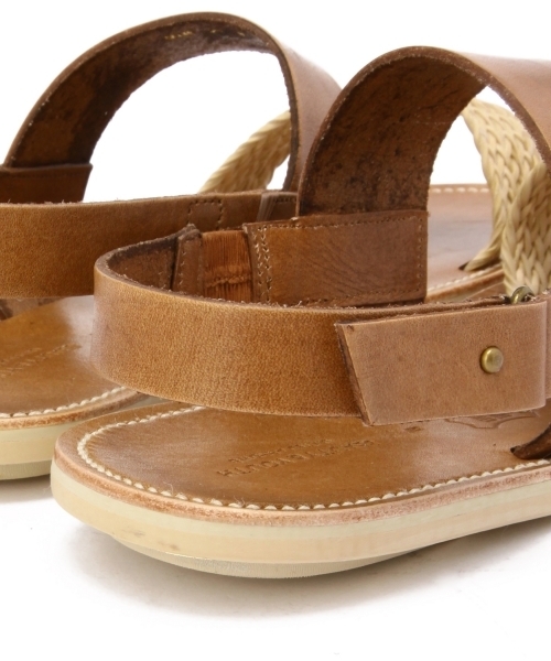 BEAUTY&YOUTH UNITED ARROWS（ビューティーアンドユースユナイテッドアローズ）の「BY ∴ メッシュ/レザー バックストラップサンダル ◆（サンダル・メンズ・ナチュラル/ネイビー・SMALL/LARGE/X-LARGE/MEDIUM）」の13枚目の写真