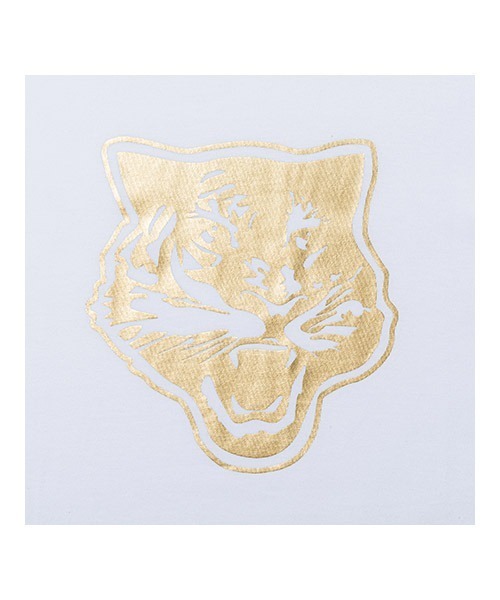 Onitsuka Tiger（オニツカタイガー）の「LOGO TEE / ロゴＴ（Tシャツ/カットソー・レディース・ブラック×ゴールド/ホワイト×ゴールド/ホワイト×ブラック/ブラック×ブラック・S/XL/L/M）」の18枚目の写真