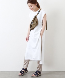 JOURNAL STANDARD | シングルジャージー クルーネックノースリーブスリットロングワンピース◆2(ワンピース)