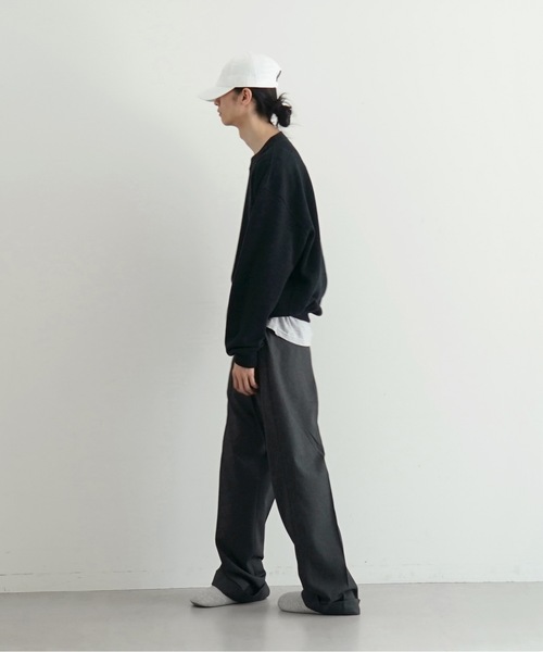 KAIKO(カイコー)の「KAIKO Wide slacks(スラックス・メンズ・ブラック/グレー/ブラウン・S/M/XS/L)」の17枚目の写真