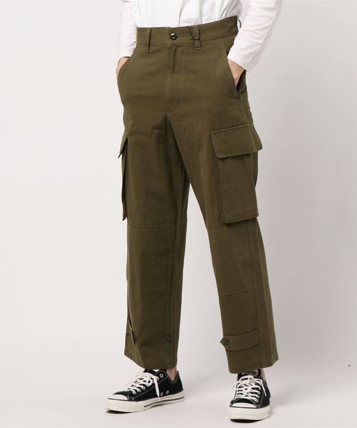 JUNRED（ジュンレッド）の「フレンチアーミーカーゴパンツ（その他パンツ・メンズ・ブラック/カーキ・S/M/L）」の9枚目の写真
