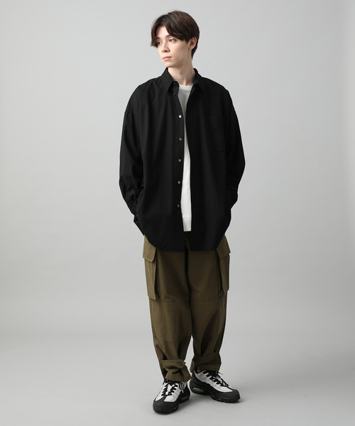 JUNRED（ジュンレッド）の「フレンチアーミーカーゴパンツ（その他パンツ・メンズ・ブラック/カーキ・S/M/L）」の8枚目の写真