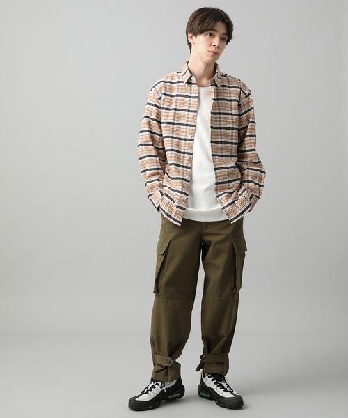 JUNRED（ジュンレッド）の「フレンチアーミーカーゴパンツ（その他パンツ・メンズ・ブラック/カーキ・S/M/L）」の7枚目の写真