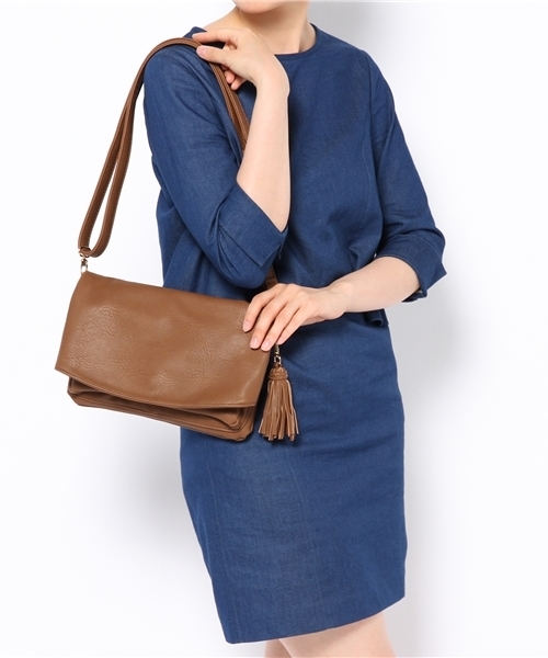 CIAOPANIC（チャオパニック）の「【Ciaopanic】ショルダーBAG（トートバッグ・レディース・グリーン/ベージュ/ブラック/ピンク・0）」の5枚目の写真