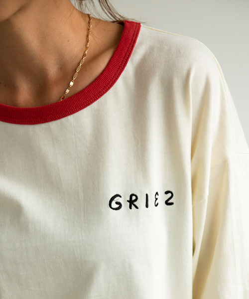 GRIEZ(グリーズ)の「【GRIEZ】リンガープリントロングスリーブTシャツ(Tシャツ/カットソー・メンズ・ブラウン/ナチュラル/オレンジ・MEDIUM/LARGE)」の12枚目の写真