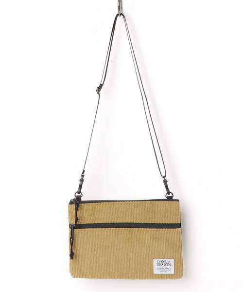CONNA DESIGN（コンナデザイン）の「ｺｰﾃﾞｭﾛｲｻｺｯｼｭ（S）（ショルダーバッグ・メンズ・ブラック/ベージュ/グレー/オリーブ/オレンジ・ONE SIZE）」の3枚目の写真