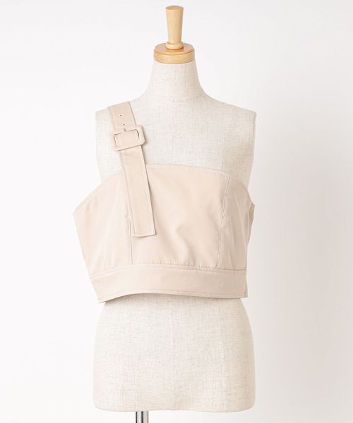 one after another NICE CLAUP（ワンアフターアナザーナイスクラップ）の「ワンショルビスチェ（その他トップス・レディース・ベージュ/ブラウン/ミント・FREE）」の17枚目の写真