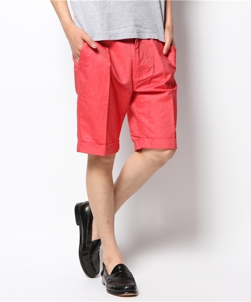 CIAOPANIC TYPY（チャオパニックティピー）の「先染めオックスショーツ（その他パンツ・メンズ・ピンク/サックスブルー/オレンジ/レッド/ブルー/イエロー/ブラック/グリーン・MEDIUM/LARGE）」の18枚目の写真